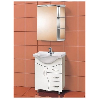 Зеркальный шкаф Акваль Милана 65 [AM.04.65.00.L] фотография