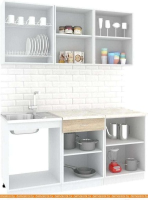 Кухня Кортекс-мебель Корнелия Экстра 1.7м (венге светлый/венге/мадрид) фотография