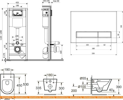 Унитаз Lavinia Boho Relfix Biore Rimless 10 в 1 98010061 (белый пластик) фотография
