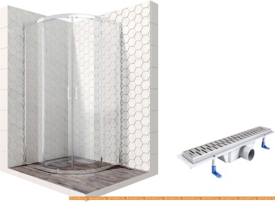 Душевой уголок Ambassador Set 14011105-ST5 фотография