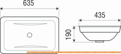 Умывальник WeltWasser Deilbach 6044 фотография