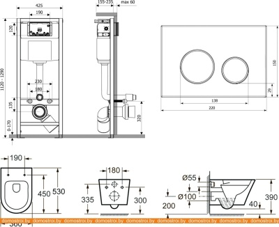 Унитаз Lavinia Boho Relfix Biore Rimless 7 в 1 87040103 (матовый пластик) фотография