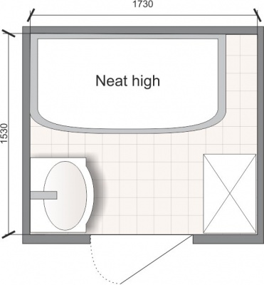 Душевая кабина Domani-Spa Neat high 150x80 (прозрачное стекло / черные стенки) с крышей с гидромассажем фотография