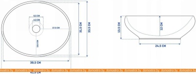 Умывальник Pea Sofia (серый) фотография
