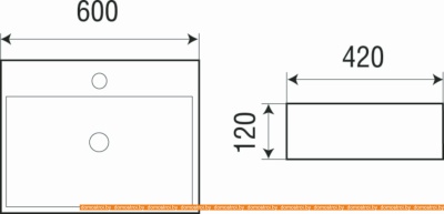 Умывальник WeltWasser Elbach 2173 фотография