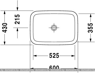 Умывальник Duravit DuraStyle 60x43 фотография