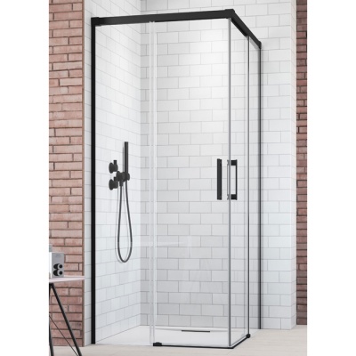 Душевая дверь Radaway Idea KDD Black L/R [387062-54-01] 100x205 прозрачная фотография