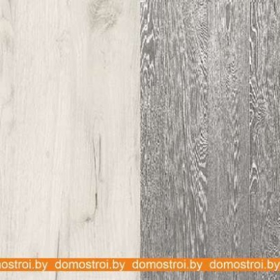 Кухня Интерлиния Мила 1.68x3.2 левая (дуб белый-дуб серый-малага) фотография