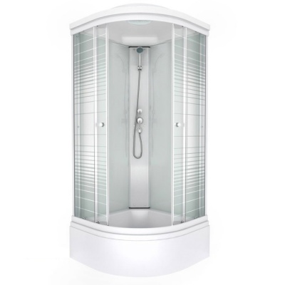 Душевая кабина Triton Стандарт В3 ДН4 100x100 полосы фотография