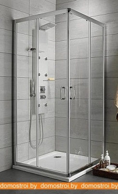 Душевой уголок Radaway Premium Plus C 90x90 (коричневое стекло) фотография