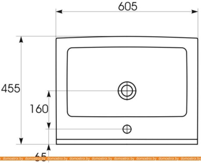 Умывальник Cersanit Grand 60 UM-GRA60/1-W фотография