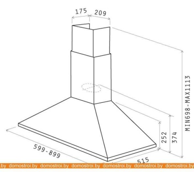 Вытяжка Elica Tamaya Rail CRBR/A/90 (PRF0057593) фотография