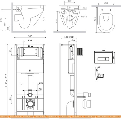 Унитаз AM.PM Spirit 2.0 FlashClean IS48051.701700 фотография