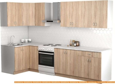 Кухня S-Company Клео лайт 1.2x2.5 левая (дуб сонома/дуб сонома) фотография