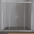 Душевая дверь BelBagno UNIQUE-BF-2-150/180-C-Cr (прозрачное стекло) фотография
