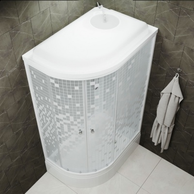 Душевая кабина Triton Коралл В3 ДН4 120x80 мозаика (правая) фотография