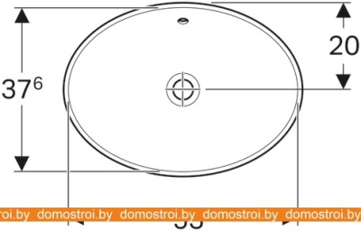 Умывальник Geberit Variform 500.717.01.2 фотография