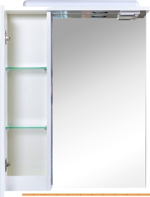 Шкаф с зеркалом Аква Родос Квадро 60 фотография