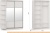 Шкаф-купе Империал Тетрис КК 140x220 (белый жемчуг) фотография
