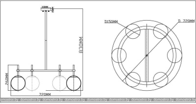 Люстра Moderli Svetlana V3000-6C фотография