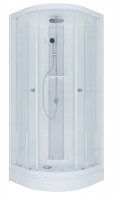 Душевая кабина Triton Гидрус 3 90x90 лен / белый фотография