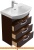 Тумба Акватон Ария 65 Н под умывальник Смайл 65 (коричневый) фотография