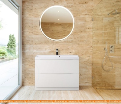 Тумба под умывальник BelBagno Marino-800-2C-PIA-BL-P (bianco lucido) фотография