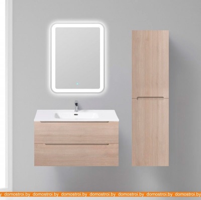 Тумба под умывальник BelBagno Etna-900-2C-SO-RG-P (rovere grigio) фотография