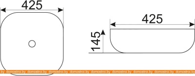 Умывальник CeramaLux MNC542 фотография