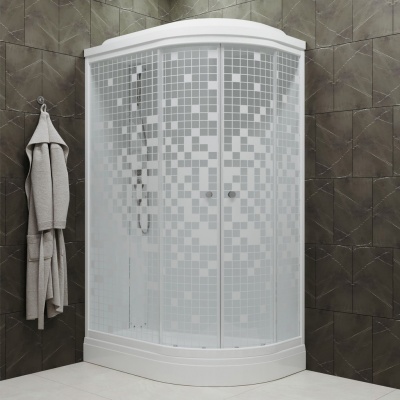 Душевая кабина Triton Коралл А3 ДН4 120x80 мозаика (левая) фотография