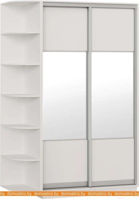 Шкаф-купе Империал Тетрис КК 120x220 (белый жемчуг) фотография