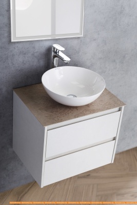 Тумба под умывальник BelBagno Kraft-600-2C-SO-BO (bianco opaco) фотография