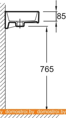 Умывальник Jacob Delafon Formilia Rythmik 40x30 E4786-00 фотография