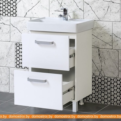 Тумба Акваль Верна 60 под умывальник Бергамо 60 фотография