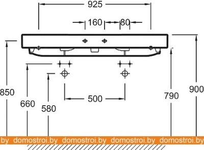 Умывальник Jacob Delafon Rythmik 120x46 EXM112-Z фотография