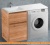 Тумба под умывальник BelBagno Kraft-LVD-580/1200-2C-PIA-RNN (rovere neb.) фотография