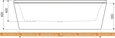 Ванны Cezares Metauro Wall 180x80 фотография