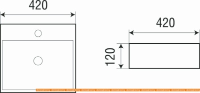 Умывальник WeltWasser Elbach 2177 фотография