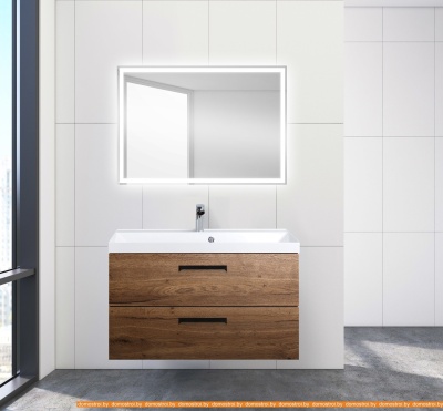 Тумба под умывальник BelBagno Aurora-900-2C-SO-RT (rovere tabacco) фотография