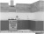Кухня Интермебель Микс Топ-29 2.1x1.72м прав (дуб крафт зол-графит сер-ателье св.) фотография