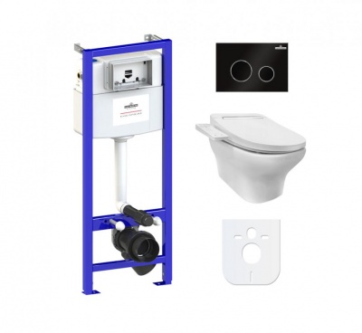 Подвесной унитаз Smart N-Flash 3930021R (состоит из 3305002R, VB-3000) фотография