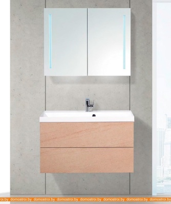 Тумба под умывальник BelBagno Regina-1000-2C-SO-MR-BLUM (marmo rosa) фотография
