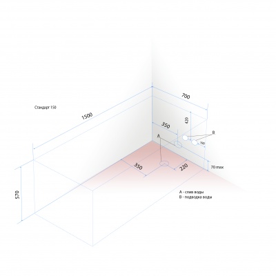 Акриловая ванна Triton Стандарт 150x70 фотография