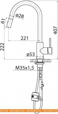 Смеситель BelBagno BB-LAM31B-IN фотография