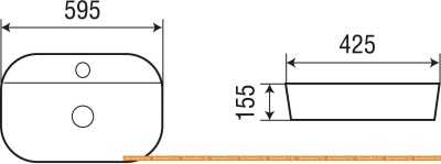 Умывальник WeltWasser Elbach 2236 фотография