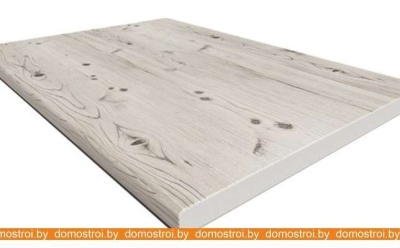 Кухня Интерлиния Мила 12x30 (серебристый-бетон-бискайская сосна) фотография