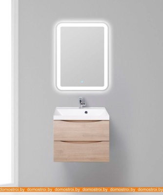 Тумба под умывальник BelBagno Marino-600-2C-SO-RG-P (rovere grigio) фотография