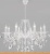 Подвесная люстра Евросвет Strotskis 10108/8 (Белый-Прозрачный хрусталь) фотография