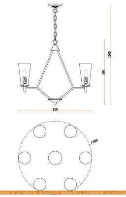 Подвесная люстра Favourite Raute 2964-6P фотография