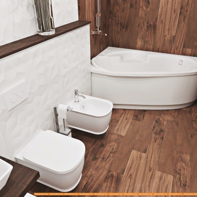 Унитаз Lavinia Boho Relfix Bell Pro Rimless 9 в 1 97010011 (белое стекло) фотография